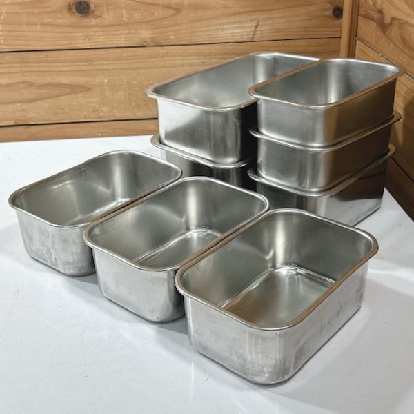 【中古】弁慶/ベンケイ 他 業務用 調理器具 ステンレス ベンケイ長バット 調理用バット 深型バット 18型 24型 1号 計8点セット ※蓋なし