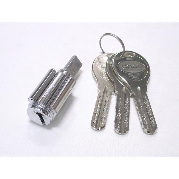ゴールV-18PX16.5ミリ取替用シリンダー GCY-220 GCY220(テール刻印46) ☆☆GOAL ゴール☆V18 PX16.5 46☆GOAL ゴール☆☆