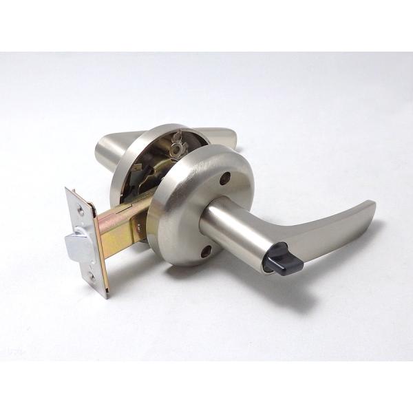 握り玉からの取替専用レバーハンドル 室内錠(表示・内かぎつき