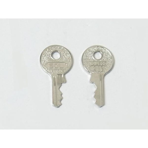 SOL(ソール）2500番南京錠15ミリ同一タイプ用純正子鍵のみ 「213」番 （販売は1本売りとなります）  ☆☆ソール SOL☆2500 純正キー カギ 鍵☆ソール SOL☆☆