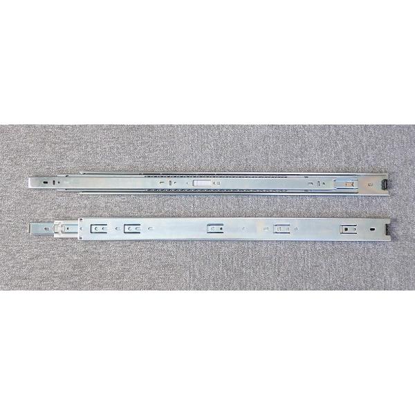 LAMP スライドレール 3段引き 4518-600 (レール長さ600mm) 光沢クロメート処理 ※1セット(2本)単位での販売です。