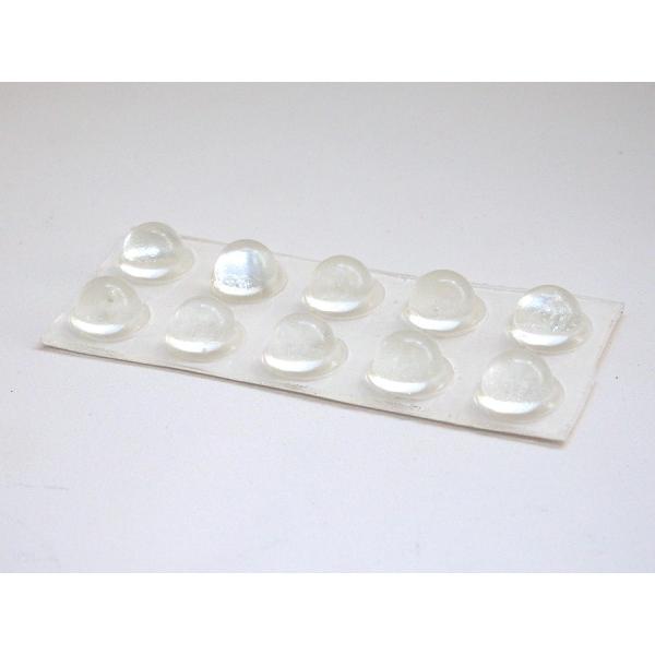 スガツネ工業（LAMP）のBSクリアバンパー BS-22です。サイズはΦ9.5×5.4mmです。10個単位での販売となります。