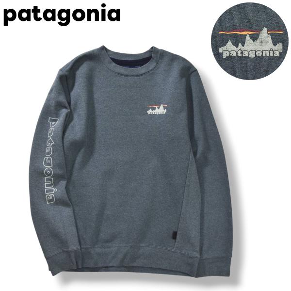 patagonia（パタゴニア） ロゴ プリント スウェット トレーナー クルー