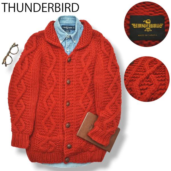 VINTAGE 90sヴィンテージ カナダ製 サンダーバード カウチンセーター