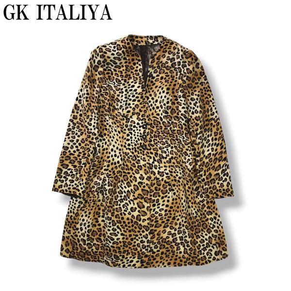 伊太利屋（Italiya） 日本製 GK ITALIYA イタリヤ レオパード柄 ノー 