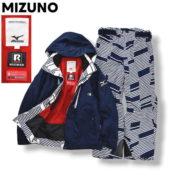 Mizuno ミズノ ブレスサーモ スキーウェア 上下セットアップ Lサイズ MIZUNO（ミズノ） スキー ウェア セットアップ 上下 デモチーム