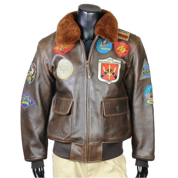 AVIREX ブラウン レザージャケット アヴィレックス AVIREX 《WEB&DEPOT限定》 LEATHER FLIGHT JACKET