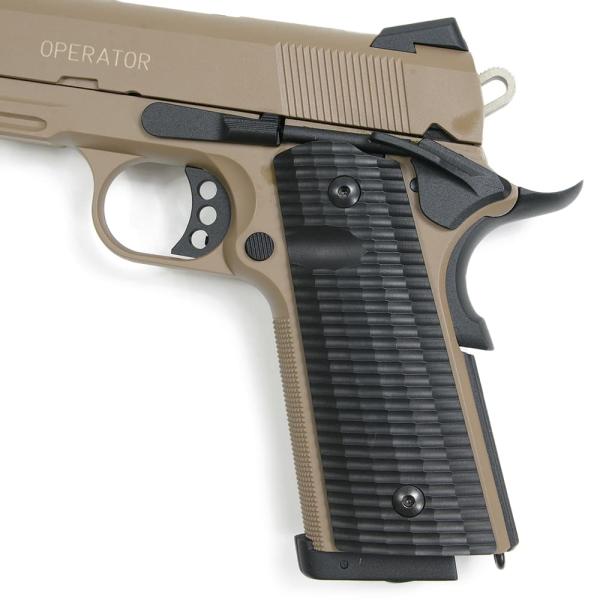 カーボネイトm45CQPカスタムセット フレーム改造防止ピン交換済み！ Carbon8 カスタムグリップパネル M45 DOC/CQP専用 [ Stream