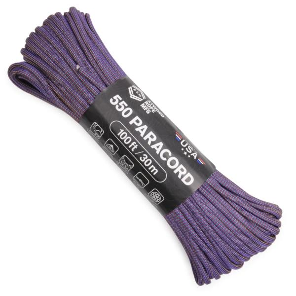 ATWOOD ROPE 550パラコード タイプ3 フェーザー 色変模様 Color Changing Patterns
