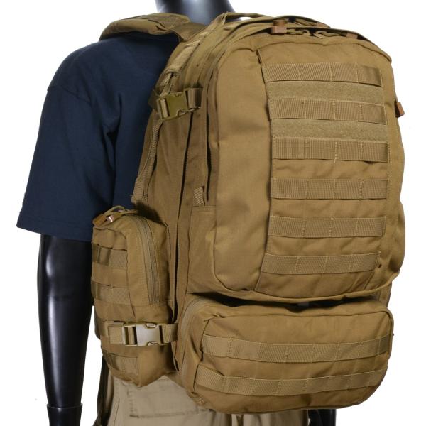 CONDOR 125 3DAYSアサルトバックパック (コヨーテブラウン) CONDOR バックパック 3day アサルトパック 55L 125 [ コヨーテブラウン