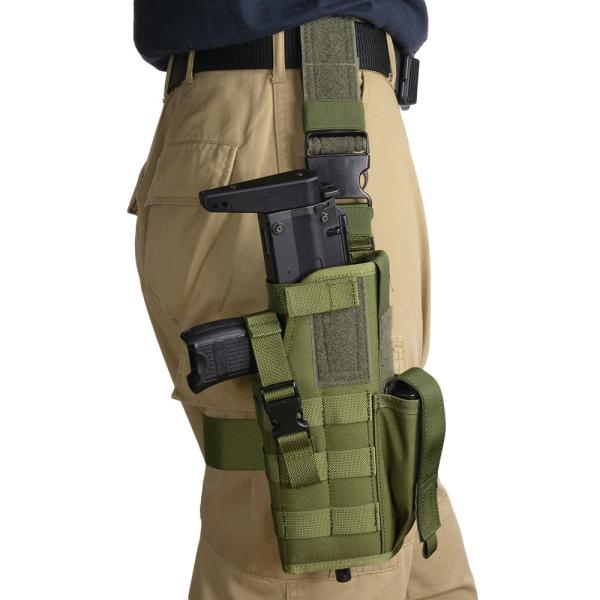 オリーブドラブ ハーネス式ホルスター PANTAC レッグホルスター H&K MP7用 C331 MOLLE対応 [ オリーブドラブ