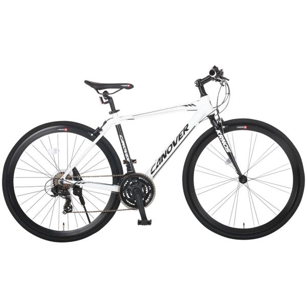 他サイト： 【直送 代引き不可】 OTOMO クロスバイク CAC-028-CC KRNOS ホワイト 33993 アルミフレーム クロスオーバーバイクの商品画像