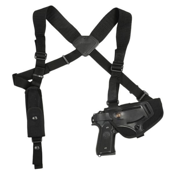 本革　レザー製ポーチ付きハーネス　ショルダーホルスター repmartjp_ra03568