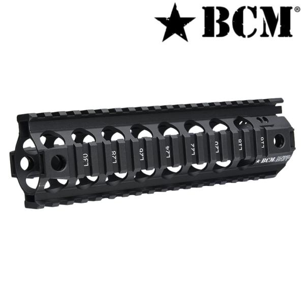 bcm qrf10ハンドガード バーティカルグリップ ミリピッチバレルナット付き BCM ハンドガード QRF クワッドレール M4/AR15用 アルミ合金製 [ 8