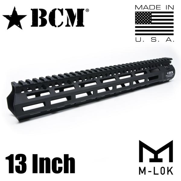 BCM ハンドガード MCMR M-LOK アルミ合金製 M4/AR15用 [ ブラック / 13インチ ] 米国製 Bravo