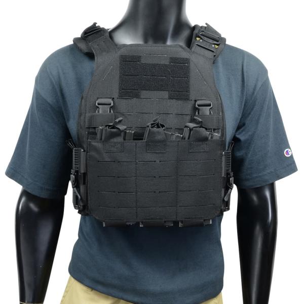 プレートキャリア、 MOELLシステム、BK、ブラック、プレキャリ Chase Tactical Modular Enhanced Armor Plate Carrier / MEAC