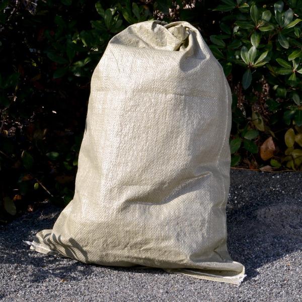 土のう袋 ミリタリーカラー PP製 口紐なし 土嚢 [ フォリアージュグリーン / 小 ] ガラ袋 がら袋 どのう サンドバック