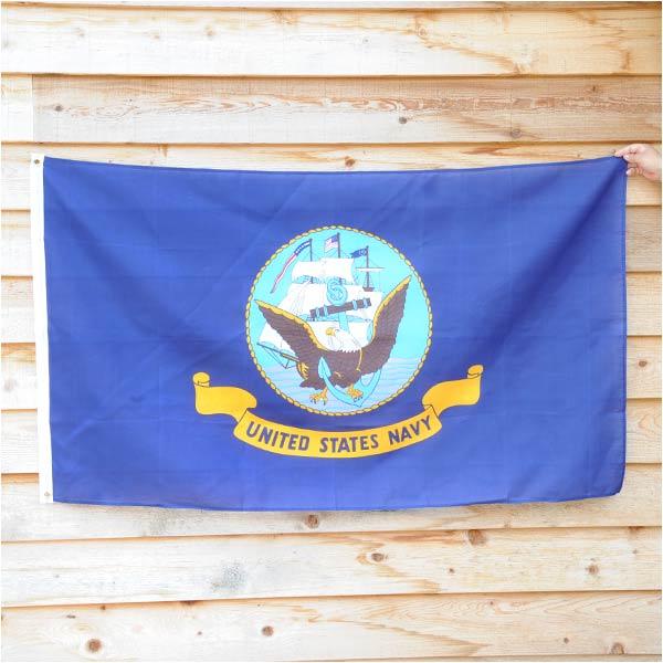 U. S. NAVY フラッグ　旗 ROTHCO（ロスコ） フラッグ U.S.NAVY 89cm×156cm ブルー Flag 旗 US