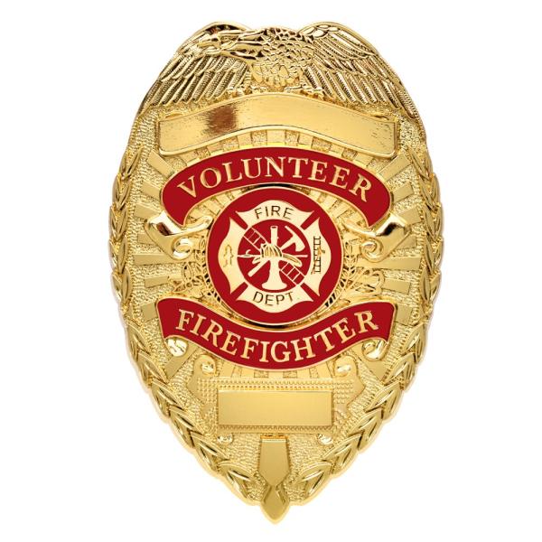 ROTHCO（ロスコ） 消防バッジ FIRE FIGHTER デラックス [ ゴールド