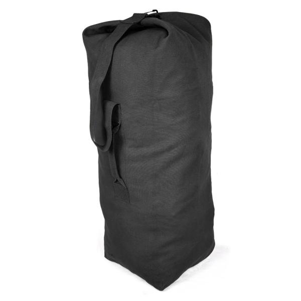Rothco ダッフルバッグ 帆布 [ ブラック / Sサイズ ] ロスコ ミリタリー バックパック かばん カジュアルバッグ
