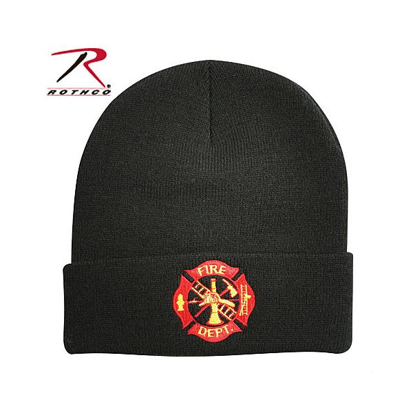Rothco ニットキャップ 5356 ファイアデパートメント FIRE DPT 消防 | ウォッチキャップ フリースキャップ