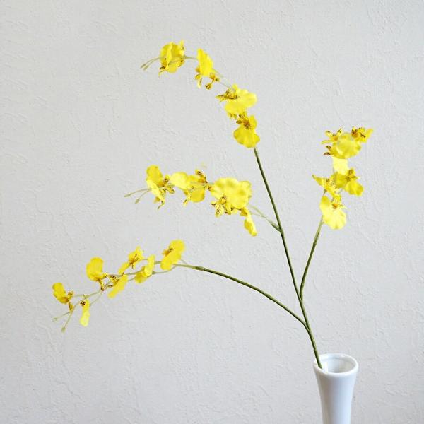 華やかで優美な姿が魅力のオンシジューム（オーキッド）。そのエレガントな美しさを手軽に飾りませんか♪リビングや玄関、オフィスに飾るだけで、一気に格調高い空間に生まれ変わります。水やり、日当たり、植え替えの心配は一切不要！面倒なお手入れは不要な...