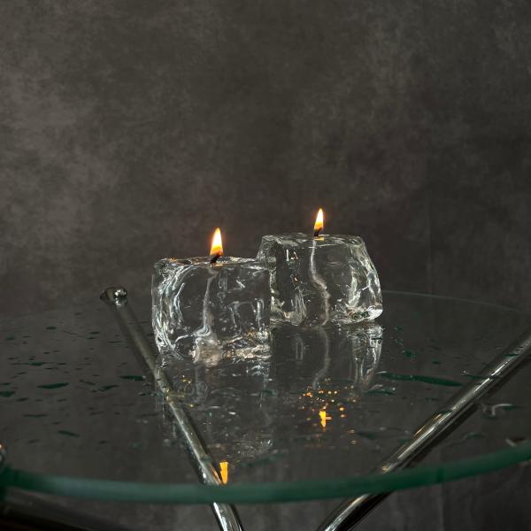 Fluctuation Candle 氷のような透明なキャンドル　ジェルワックス ハンドメイド おしゃれ ギフト