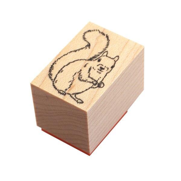 ゴム印 スタンプ はんこ プロペラスタジオ おしゃれ リス ニホンリス かわいい アニマル 動物 イラスト