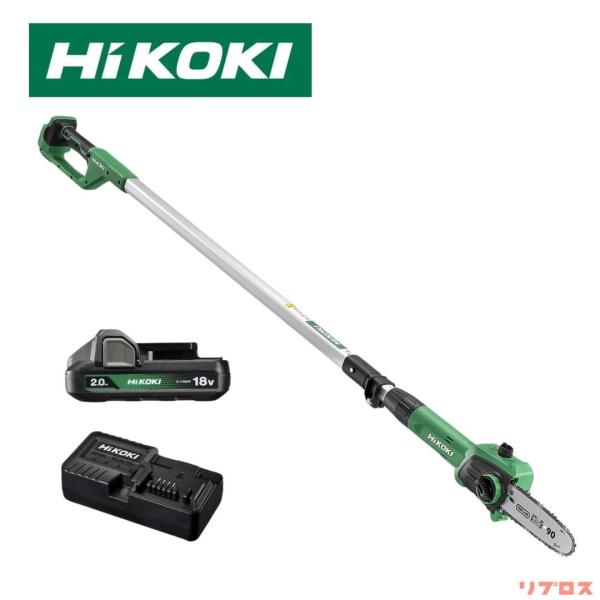 他サイト： HiKOKI(ハイコーキ) 18V 充電式 ポールソー CSP1820DA 蓄電池・充電器付 CSP1820DA(BG)の商品画像