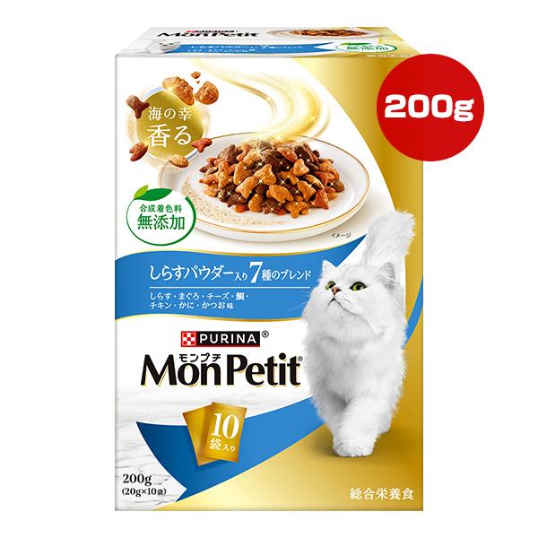 モンプチ ピュリナ しらすパウダー入り 7種のブレンド 200g[20g×10袋