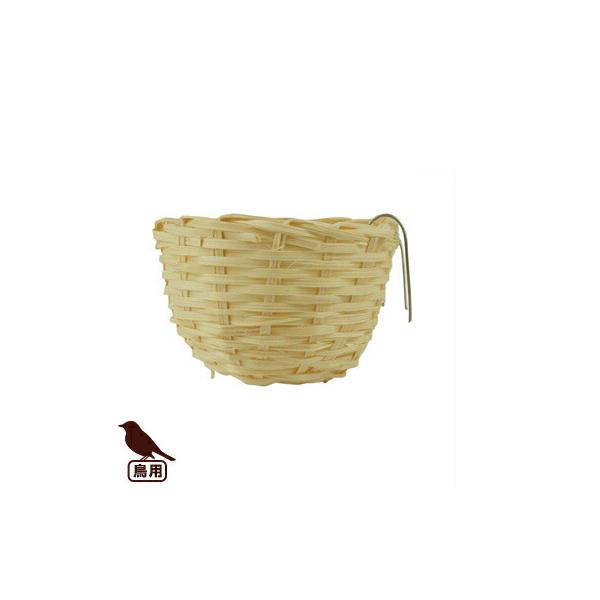 【同梱可】ナチュラルな素材の小鳥の巣箱。●サイズ：縦90×横90×高さ55mm●重量：12g●原産国：イタリア84455700