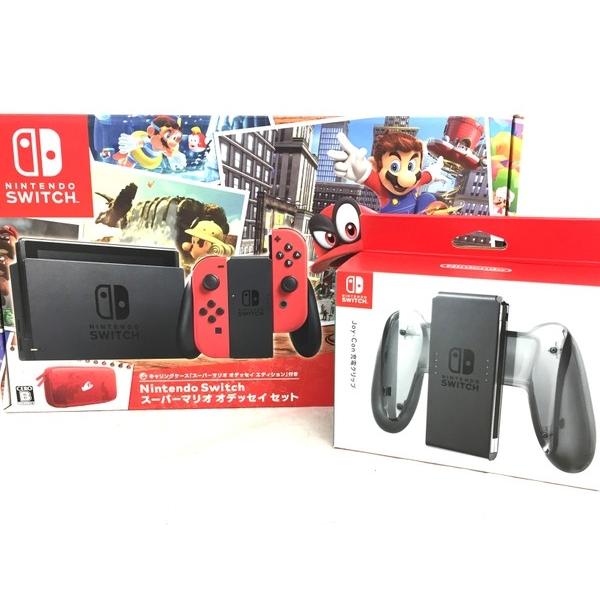 未使用 中古 ニンテンドー Nintendo Switch Hac 001 Hac 012 スーパーマリオ オデッセイセット 充電器グリップ セット T Buyee Buyee 日本の通販商品 オークションの代理入札 代理購入