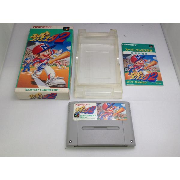 ゲームプレステ2.ファミコン、スーパーファミコン 中古AB☆スーパーファミスタ2<SF>☆スーパーファミコンソフト