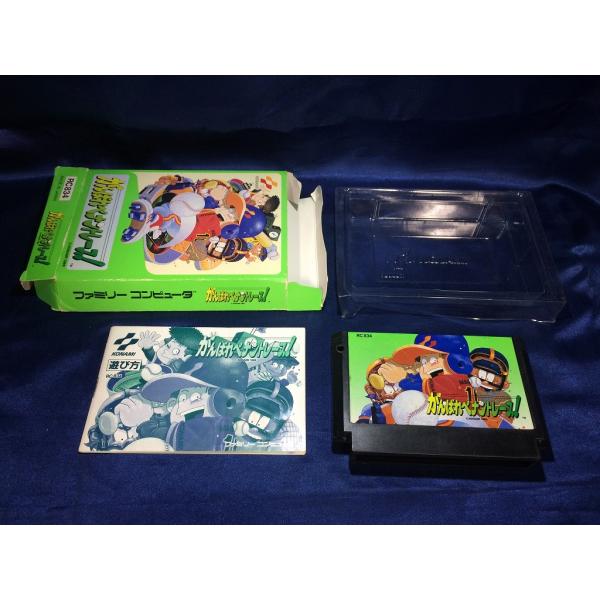 中古AB☆がんばれペナントレース☆ファミコンソフト : レトロゲーム屋