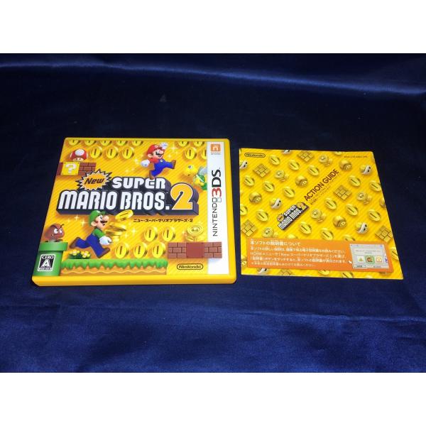 New スーパーマリオブラザーズ 2【中古美品・3DS北米版】 中古A☆Newスーパーマリオブラザーズ2☆ニンテンドー3DSソフト