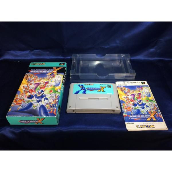 中古AB☆ロックマンX☆スーパーファミコンソフト : レトロゲーム屋