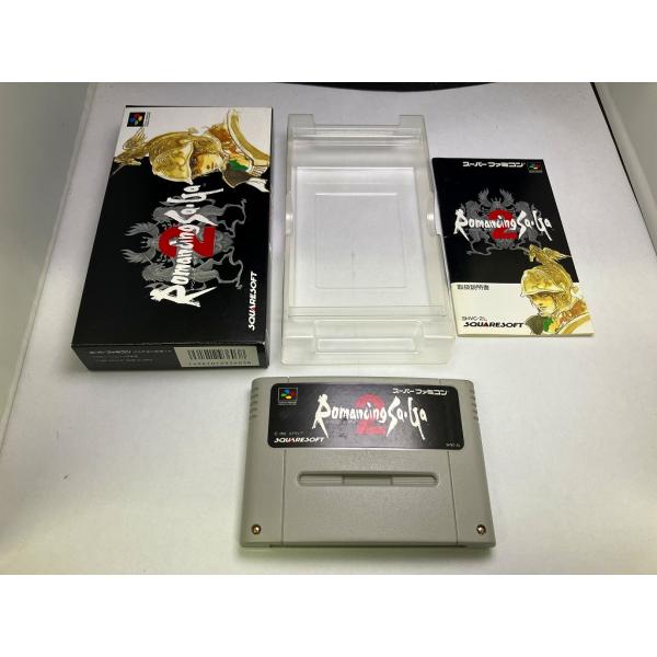 SFCソフト「ロマンシング　ザ・ガ２」中古動作品の出品です。 中古A☆ロマンシング サ・ガ2☆スーパーファミコンソフト : レトロ
