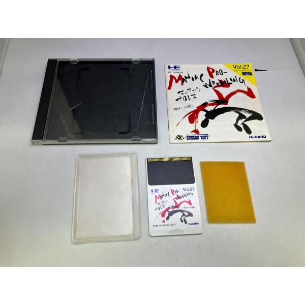 中古AB★マニアック プロレス 明日への戦い★PCエンジンソフト