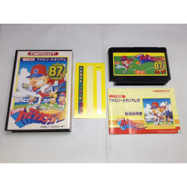 中古A☆プロ野球 ファミリースタジアム'87☆ファミコンソフト : レトロ