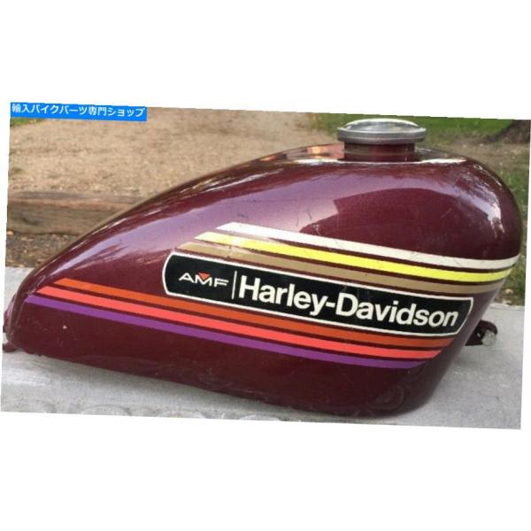 ハーレーダビッドソン チャンピオン AMF ビンテージ Gas Tank ヴィンテージ70SハーレーダビッドソンAMFレア「サン