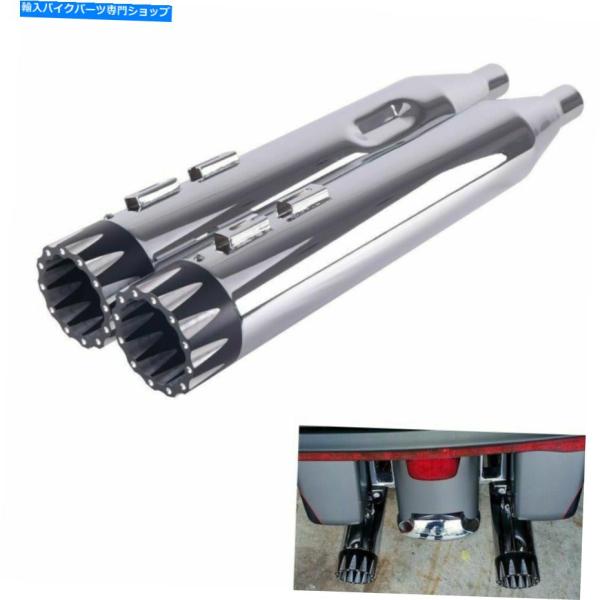 ハーレーツーリング用マフラー ハーレー ツーリング 95-16年 バンス＆ハインズ モンスターオーバル