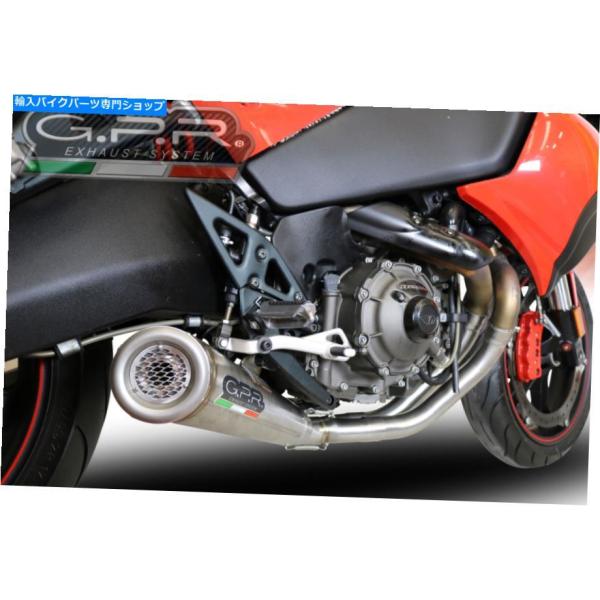 サイレンサー ミッドマニホールド付きのBuell 1125 R - CR GPR排気