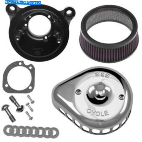 クロームパーツ S＆Sステルスミニティアドロップエアクリーナーキット