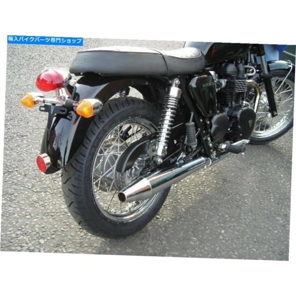 クロームパーツ Triumph Bonneville / T100エキゾーストノーマンハイド 