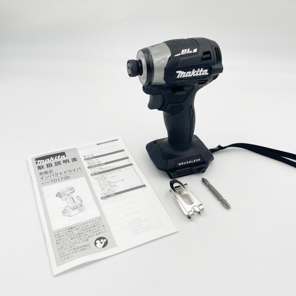 マキタ makita TD173DZB 充電式インパクトドライバー 18V ブラック 本体のみ ランクS 未使用