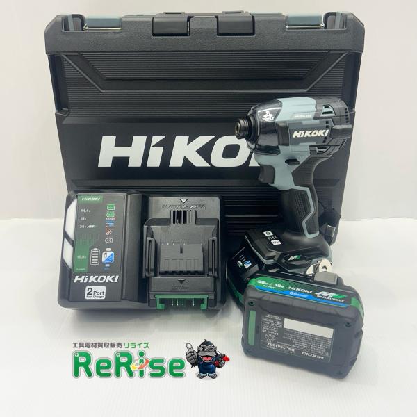 HiKOKI（ハイコーキ） 36V コードレスインパクトドライバ アイスグレー