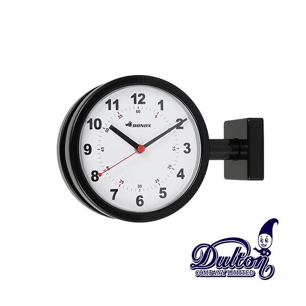 ダルトン ブラック　アナログ BONOX S82429BK DULTON ONLINE SHOP | DOUBLE FACE WALL CLOCK BLACK(BLACK