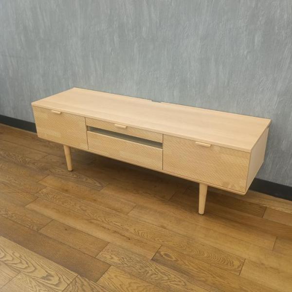 カリモク テレビ台 ベージュ 中古QD5107NE クリーニング済み