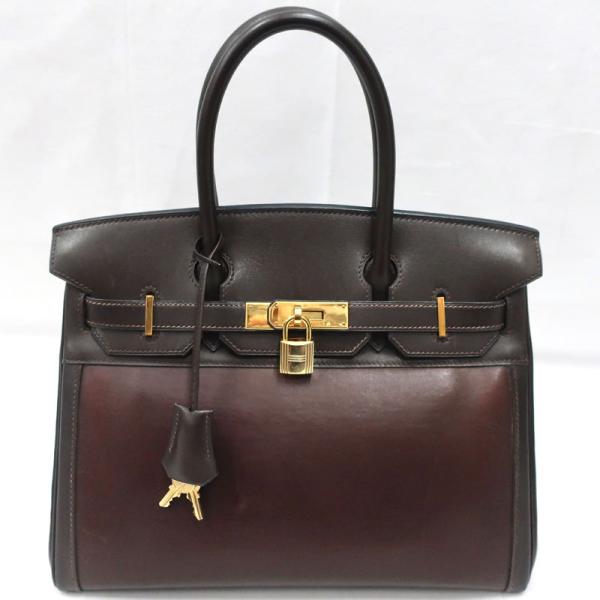Birkin 【美品】HERMES／エルメス バーキン30 アマゾニア ブラウン □C