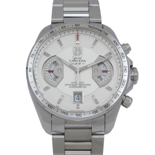 タグホイヤー TAG HEUER グランドカレラ クロノグラフ  キャリバー17 RS CAV511B.FC623 自動巻き メンズ・ユニセックス 白